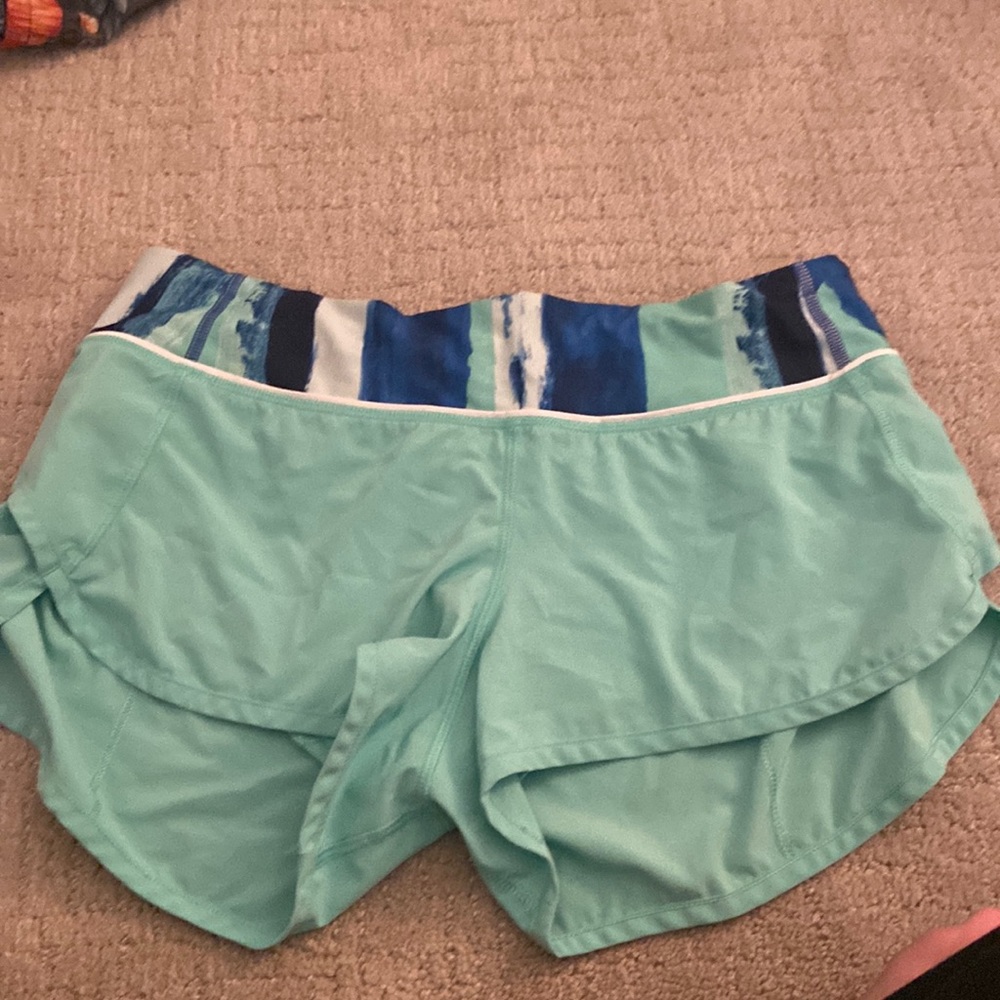 patterned speed up shorts